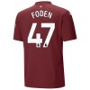 Officiële Voetbalshirt Manchester City Foden 47 Derde 2024-25 - Heren